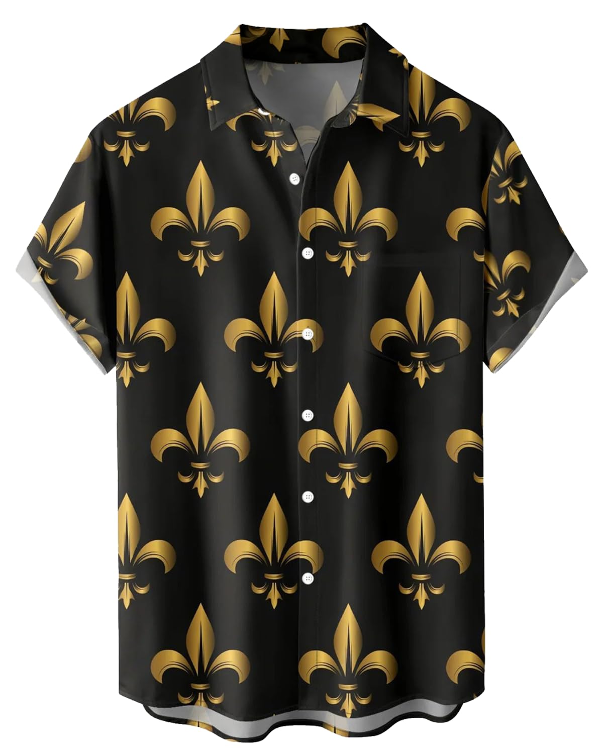 Bowling Shirts for Men Print Short Sleeve Regular Fit Hawaiian Casual Button Down Beach Shirts