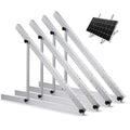 Upgraded 47in Adjustable Solar Panel Tilt Mount Brackets, Foldable Tilt Legs, Support 100 200 300 400 500 Watt Solar Panels 4-8Pcs, Solar Panel Stand for Roof, Off-Grid, RV and Boat