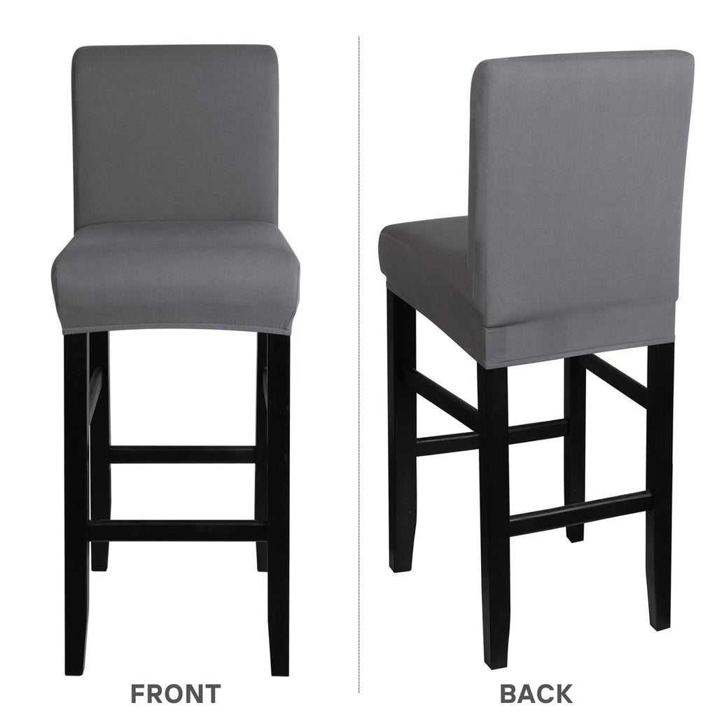 SearchI Bar Stool Covers Set of 2, Stretch Washable Barstool Seat Covers, Counter Height Chair Covers for Kitchen Dining Room Cafe (Ball Flower)