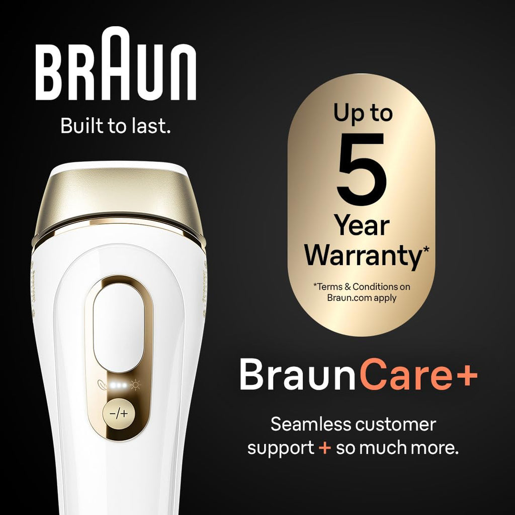 Braun IPL, Silk·Expert Pro 5, IPL Hair Removal for Women and Men, Permanent Laser Hair Reduction At-Home, 1 Head, IPL5100