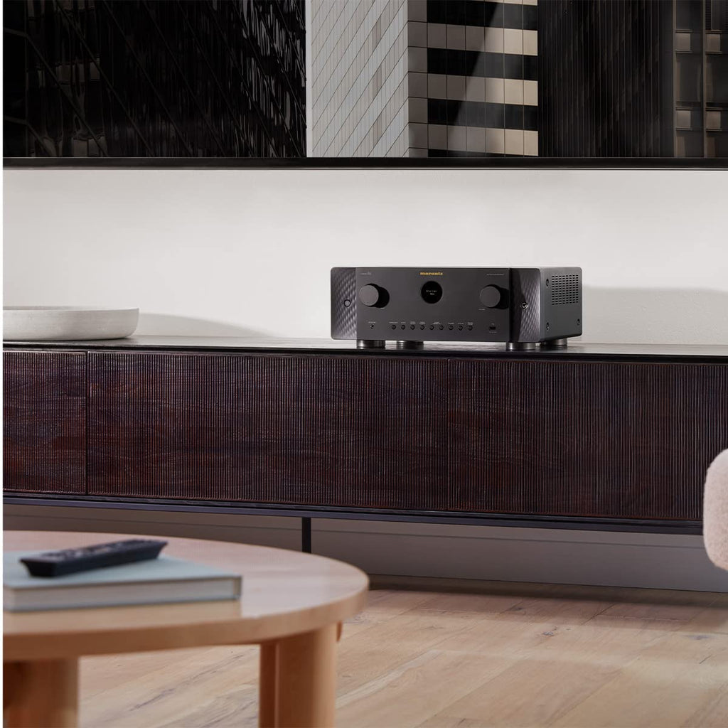 Marantz Cinema 60 7.2-Ch Receiver (100W X 7) - 4K/120 and 8K Home Theater Receiver, Built-in Bluetooth, Wi-Fi & HEOS Multi-Room, Supports Dolby Atmos & DTS:X