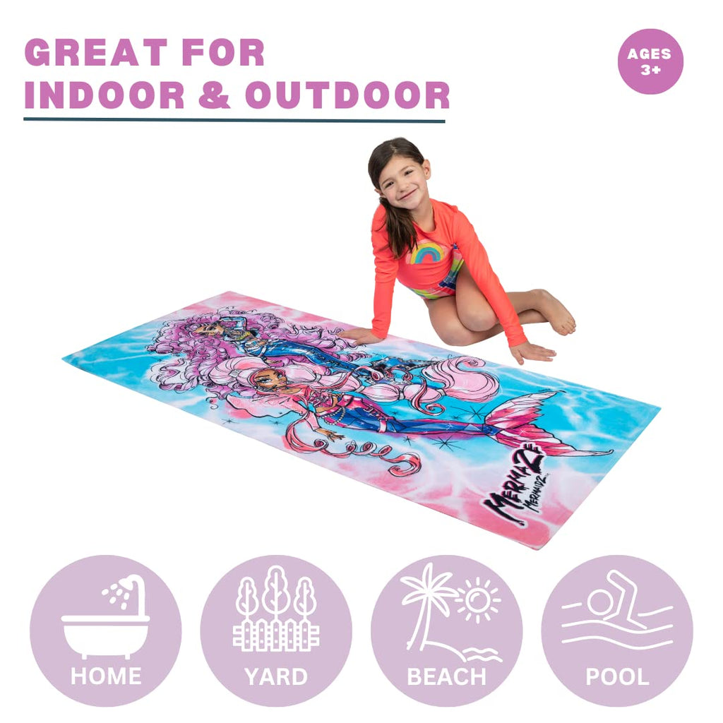 Barney Classic Kids Super Soft Cotton Bath/Pool/Beach Towel, 58 in x 28 in, (Offical Licensed Product) By Franco