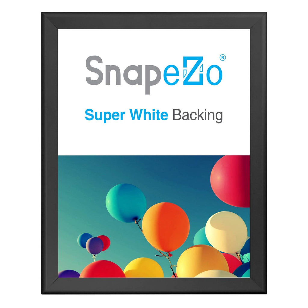 SnapeZo Movie Poster Frame 27x40 Inches, Black 1.7 Inch Aluminum Profile, Front-Loading Snap Frame, Wall Mounting, Wide Series for One Sheet Movie Posters