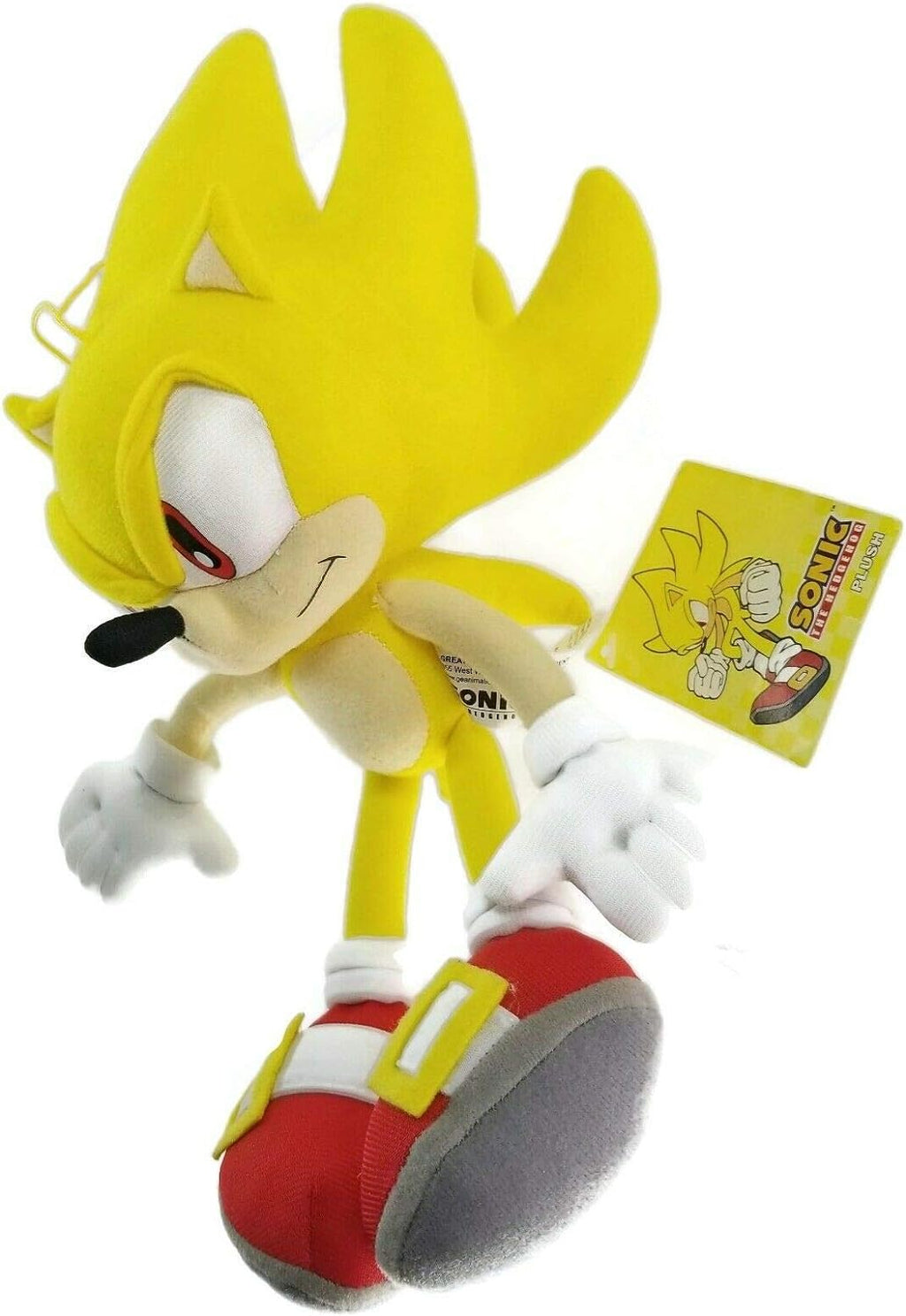 Great Eastern GE-8958 Sonic The Hedgehog Plush - Super Sonic, 12"
