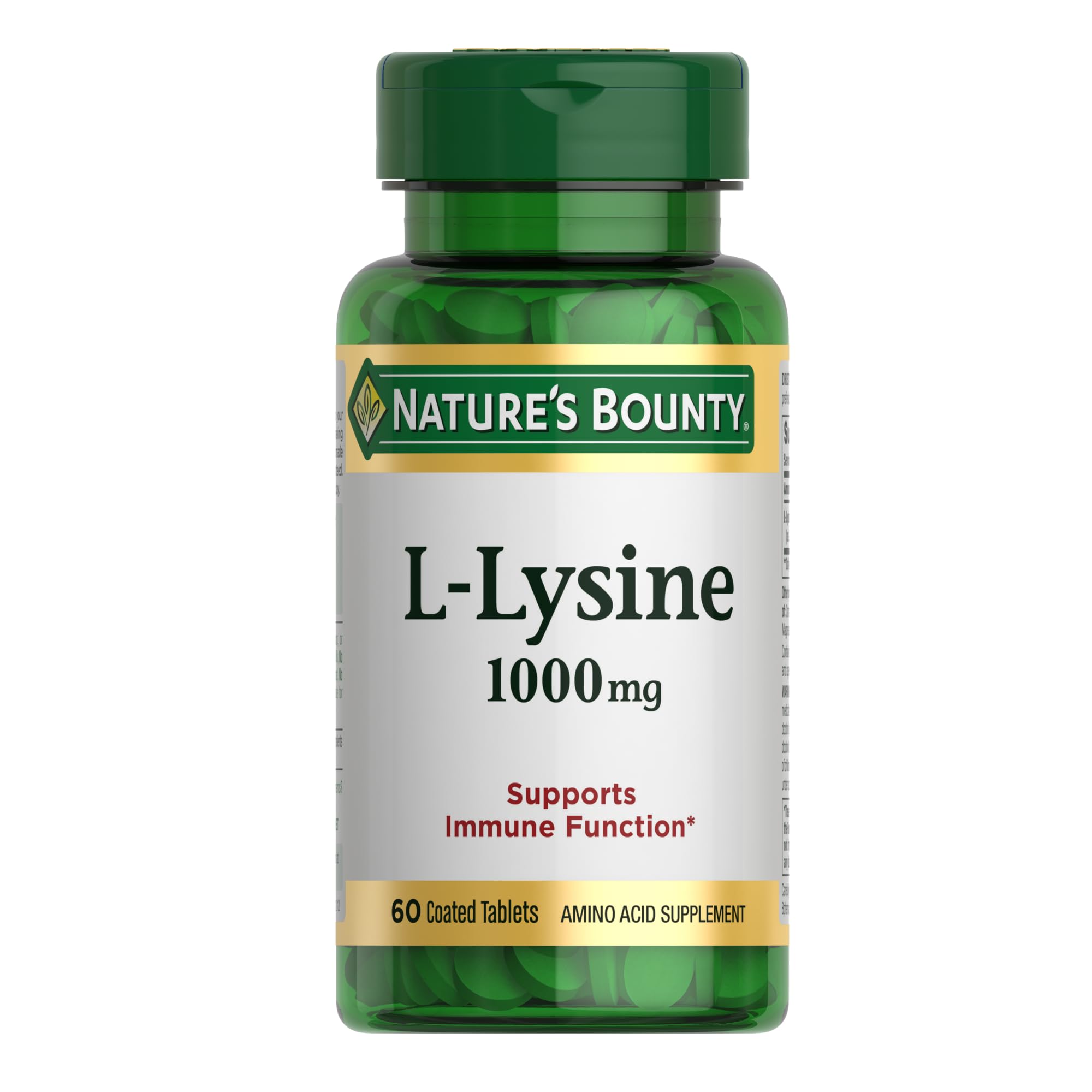 Nature's Bounty L-Lysine, 1000mg, 60 Tablets