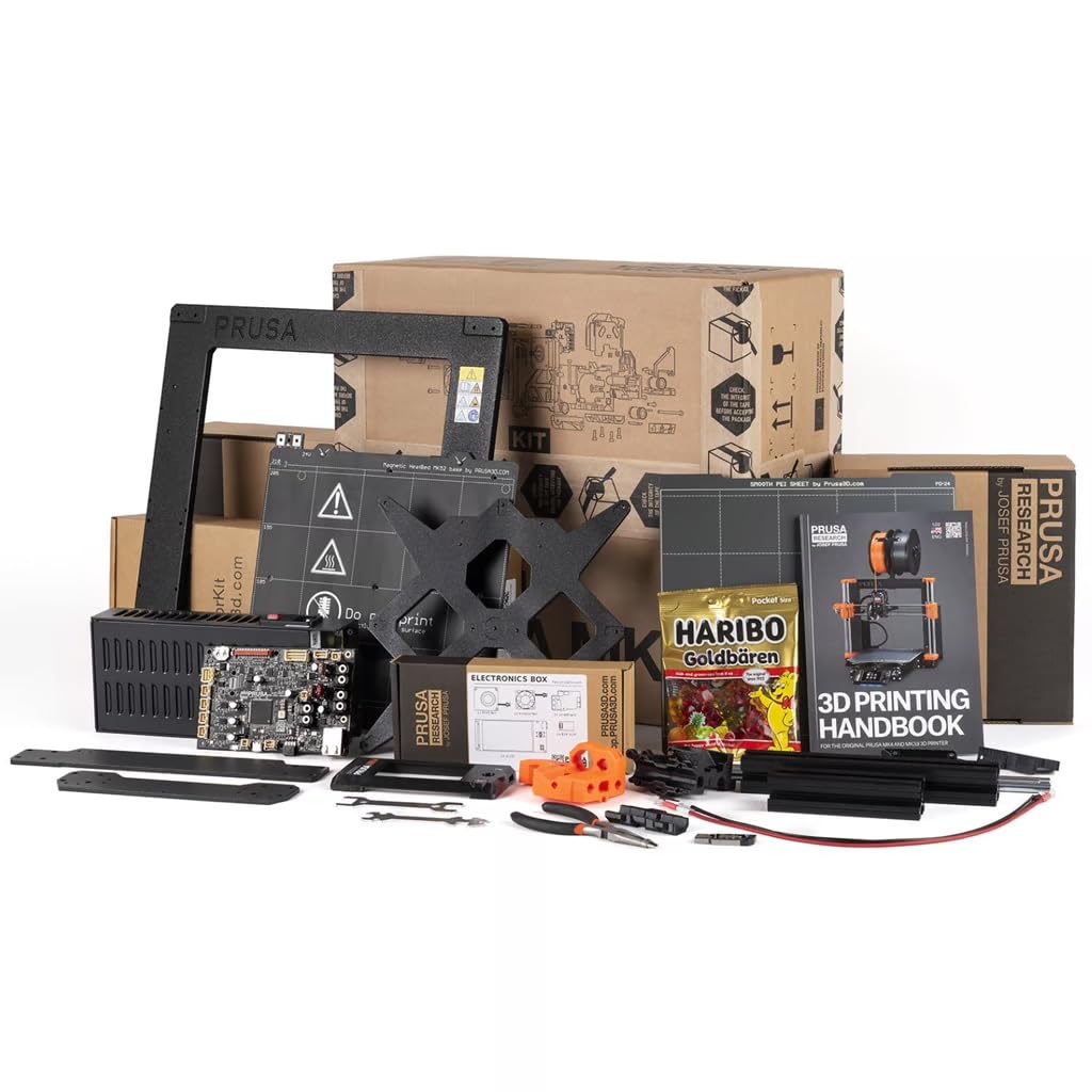 Original Prusa MK4S High-Speed 3D Printer – Fully Assembled & Tested Desktop FDM Printer with Input Shaping, Professional Print Quality, Open-Source Upgradeable Design, 1kg Prusament PLA Included