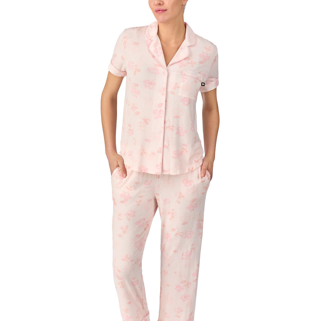 kate spade new york Short Sleeve Cropped Pant PJ Set
