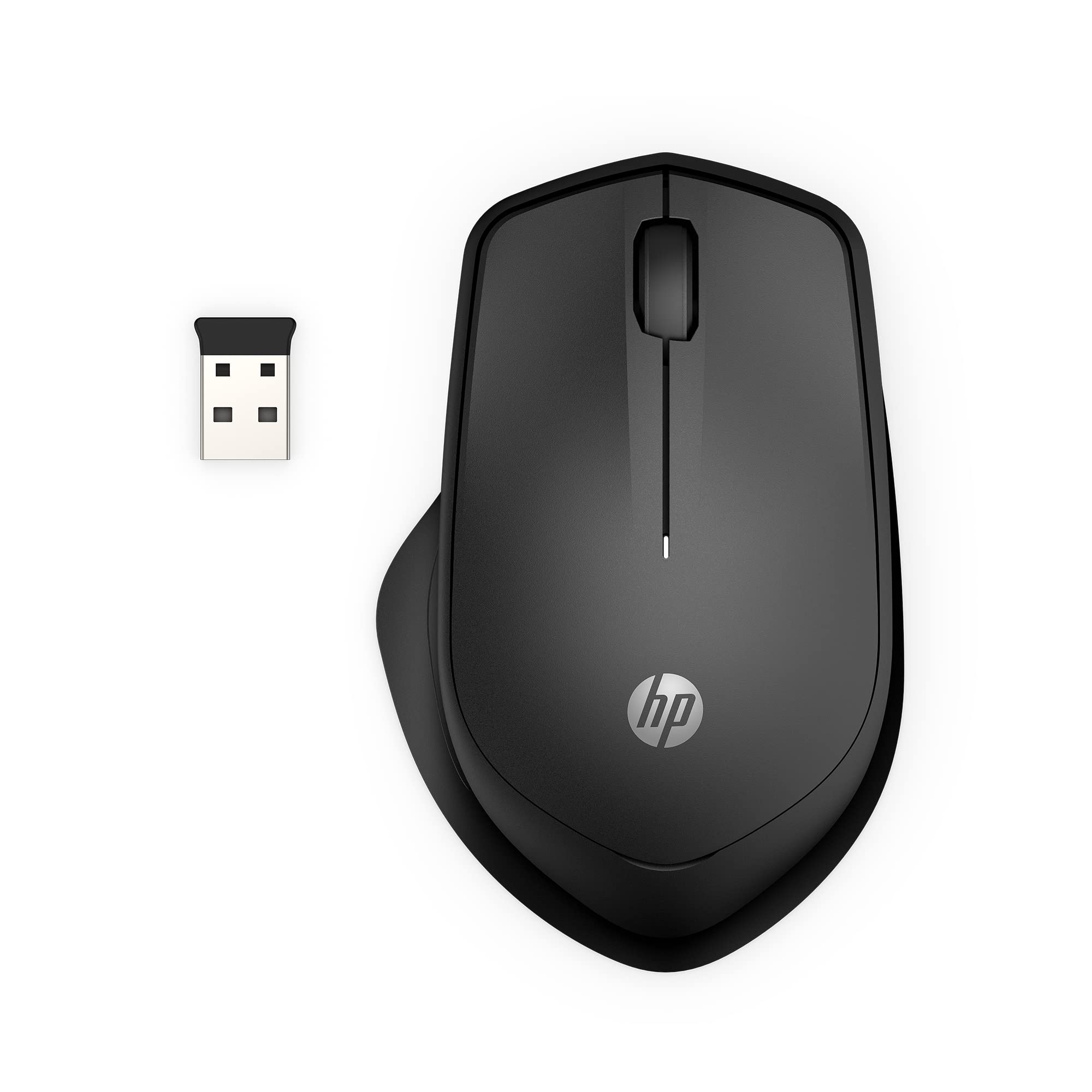 HP 920 Ergonomic Vertical Mouse Wireless Bluetooth 5.3 & USB Dongle, 5 Programmable Buttons, 16 Week Battery, Multi-Device, Multi-OS