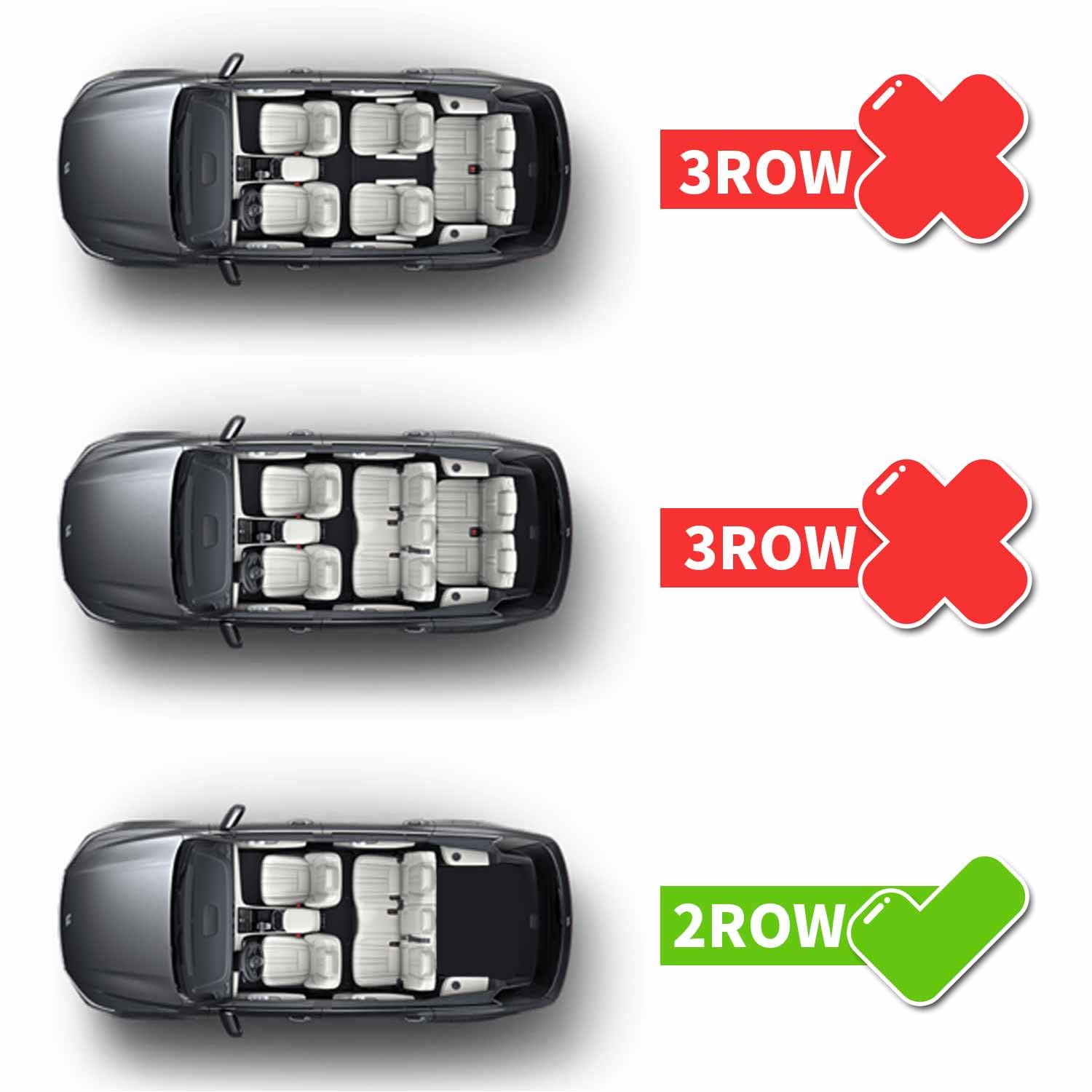 Cargo Cover for Jeep Grand Cherokee (2 Row; WL) 4XE Accessories 2022-2025 2026 Rear Black Trunk Shade Luggage Security Cover