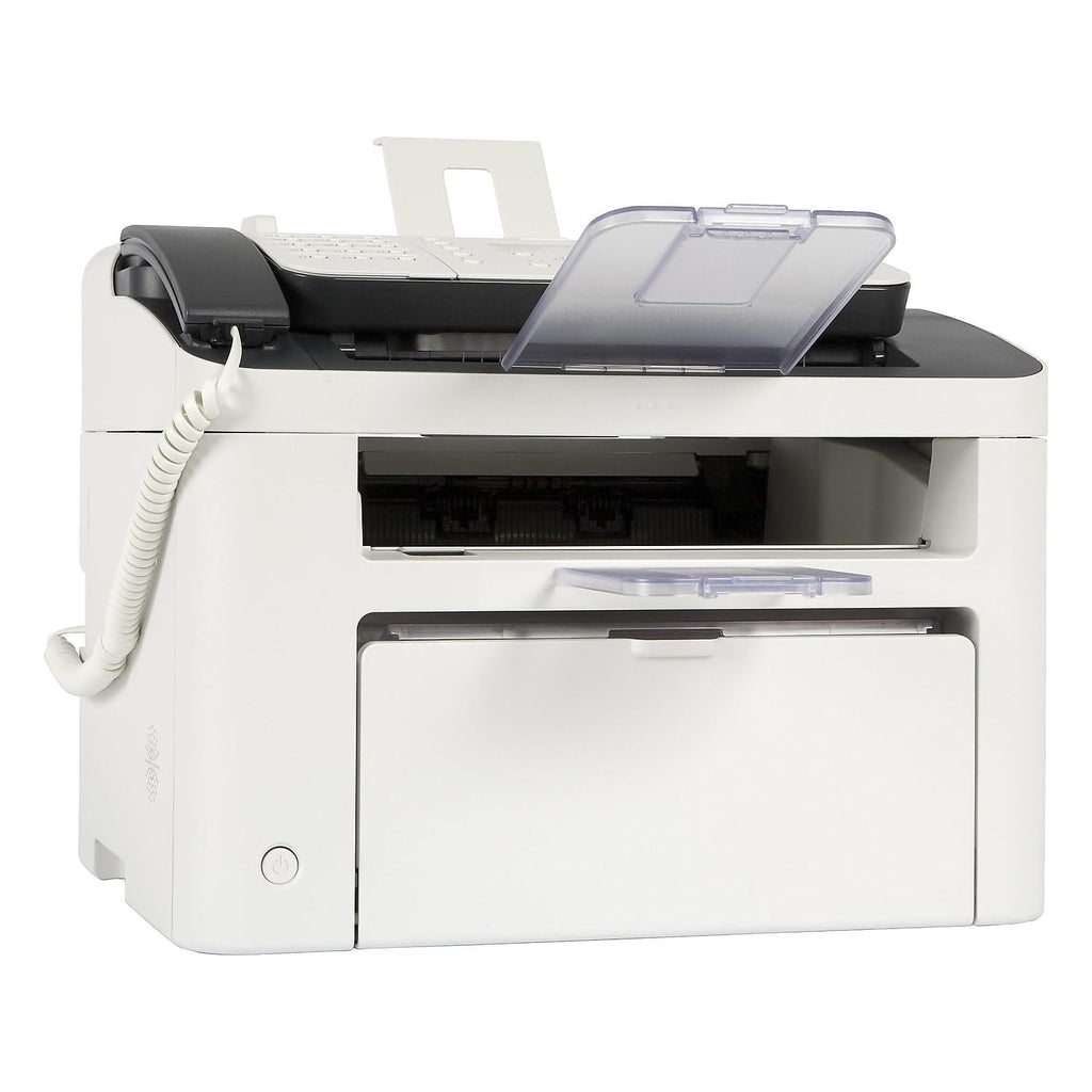 Canon FAXPHONE L100 - Monochrome Laser Fax with Copier, 30 Sheet Auto Document Feeder, 1 Year Limited Warranty, 19 PPM, White
