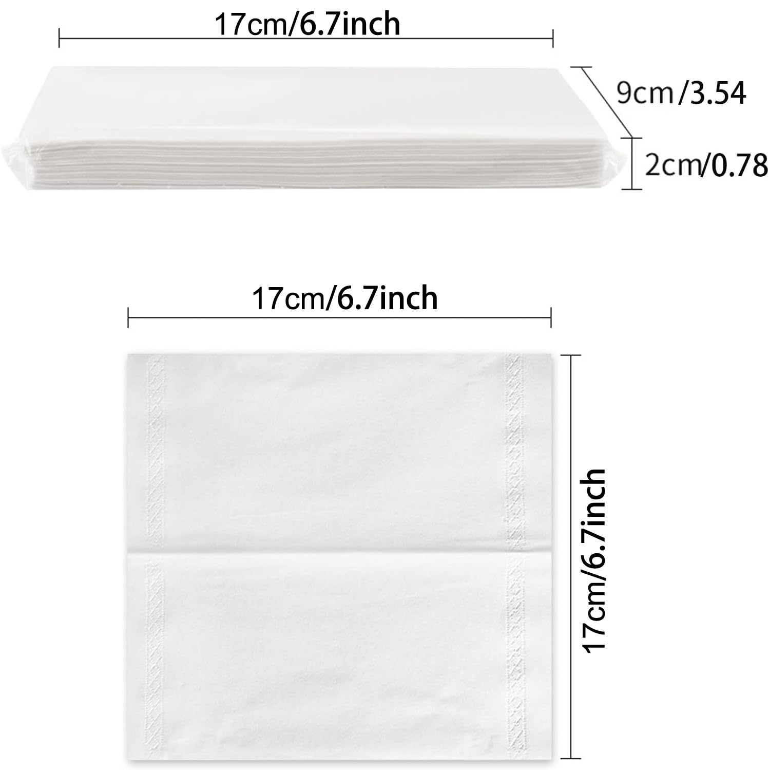Car Tissue Refills,Facial Napkin Refills for Car Visor tissue holder,300 Sheets, 6 Packs (6 Pack)