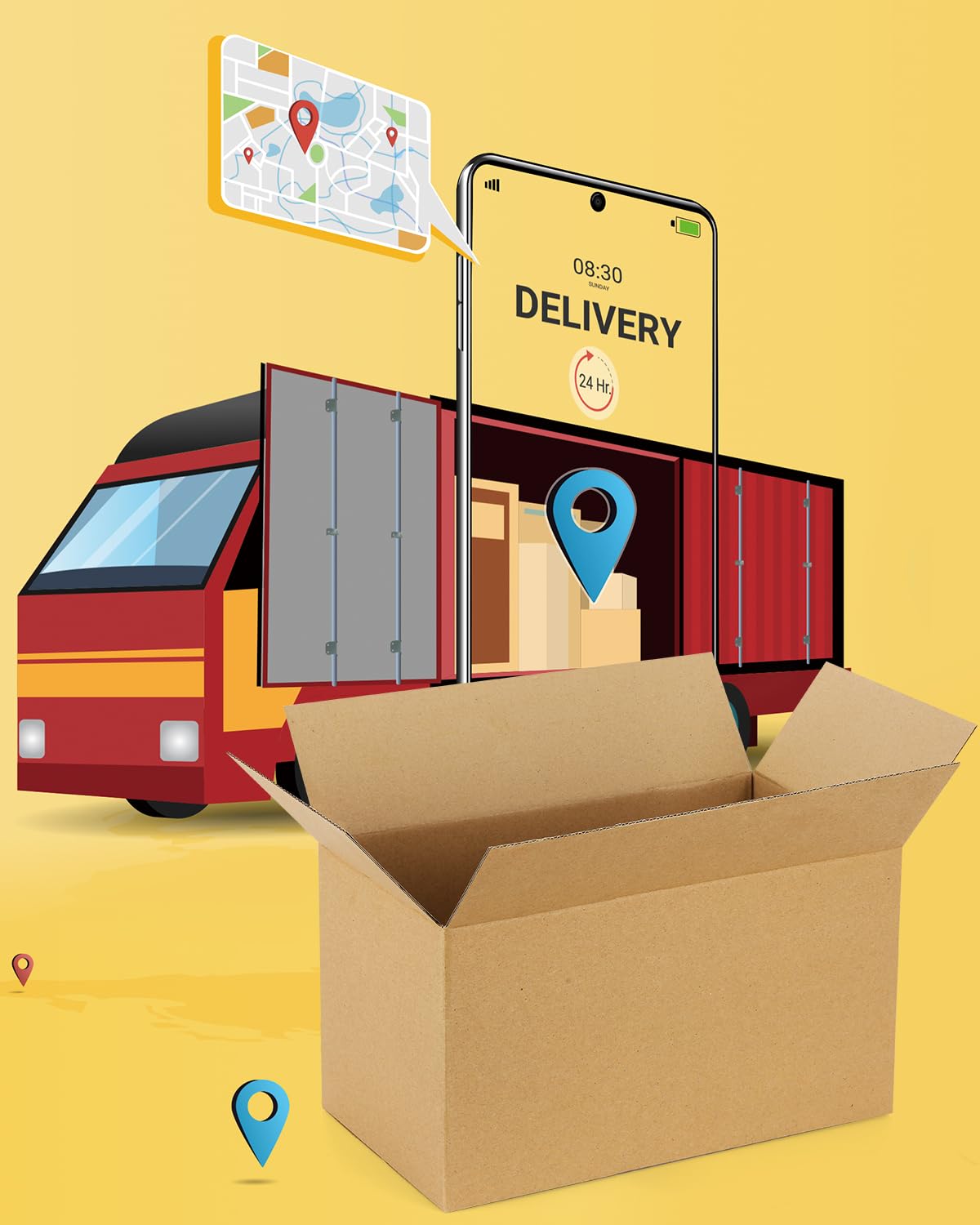 40-Pack-Small-Shipping-Boxes-6x4x4, Corrugated-Cardboard-Boxes-for-Packaging-Small-Business, Brown-Boxes-Mailers