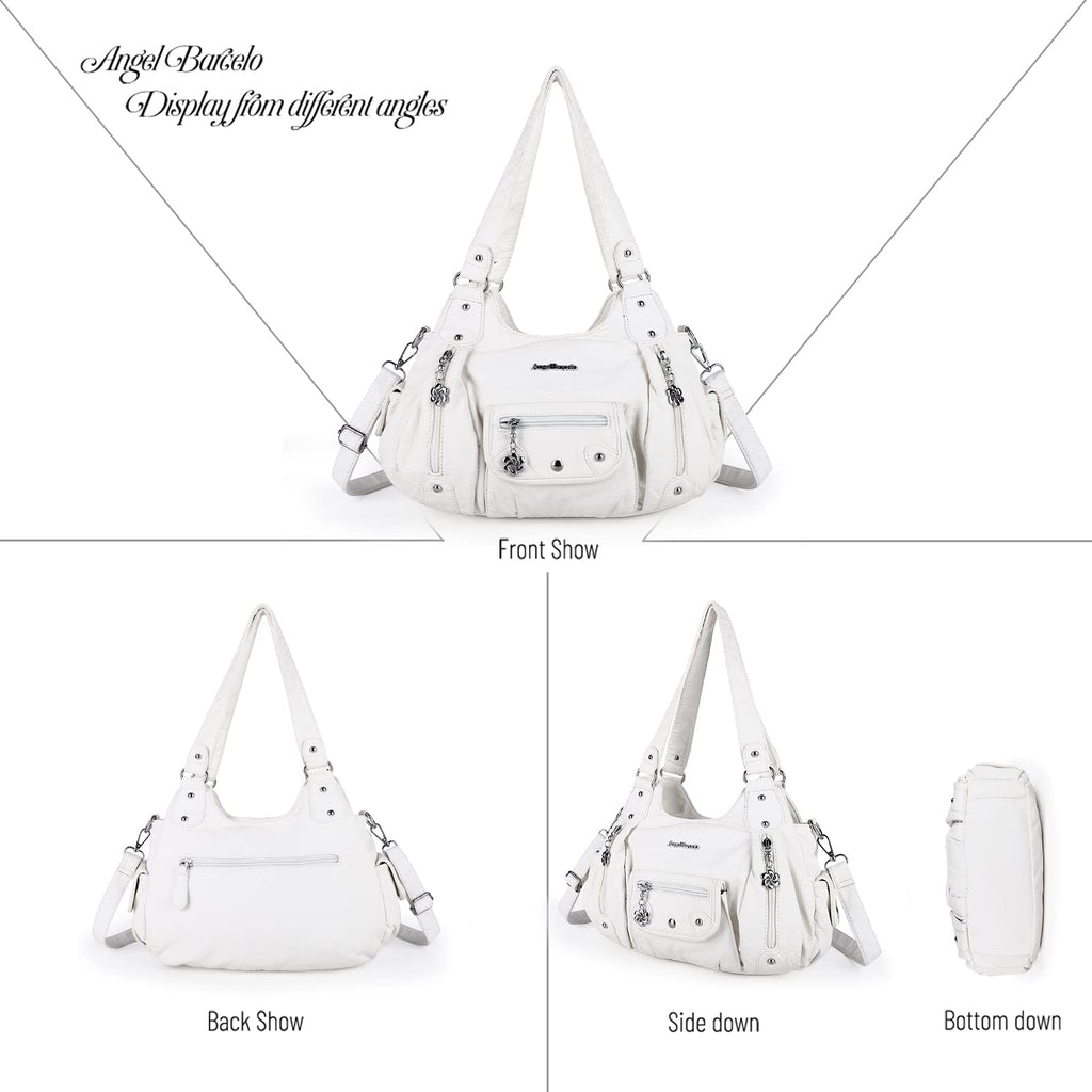 Angel Barcelo Purses for Women Soft PU Leather Shoulder Bag Crossbody Purse and Handbags