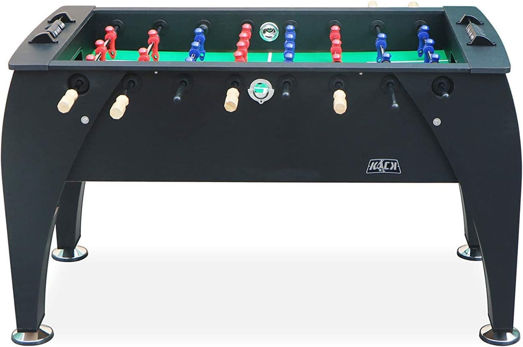 KICK Legend 55" Foosball Table (Jet Black) – Professional Full-Size Indoor Game Table