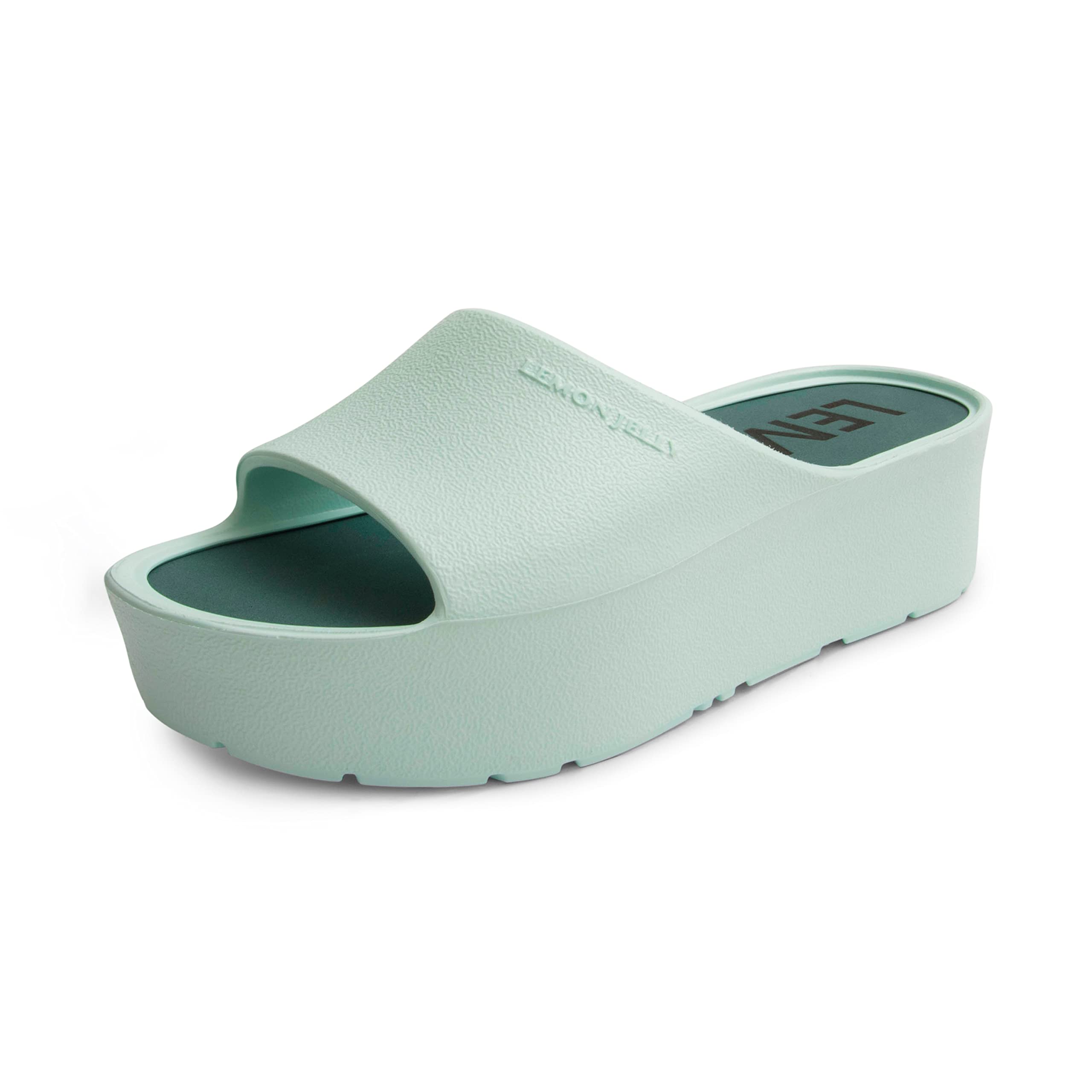 Lemon Jelly Women's Sunny Platform Sandals - Cute Water-Friendly Comfort Wedges for the Beach or Casual Wear - Super Lightweight Slip-On Flip Flops for Ladies