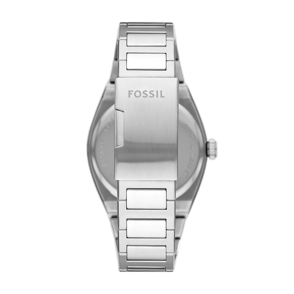 Fossil Men's Everett Quartz Stainless Steel Watch, Three-Hand Watch for Men
