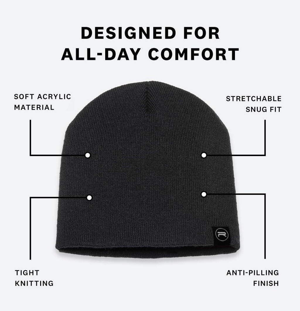 Original Beanie Cap - Soft Knit Beanie Hat - Warm and Durable