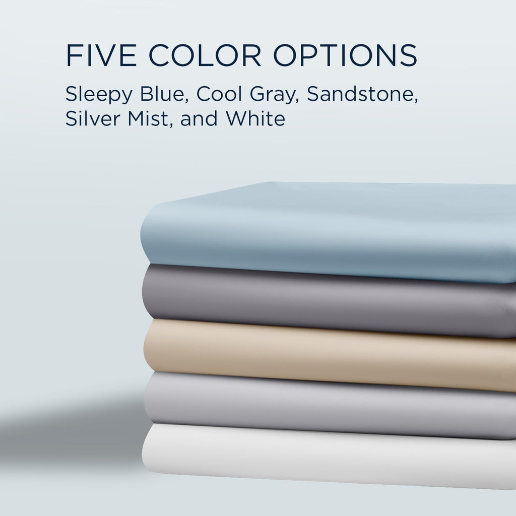 TEMPUR Classic Cotton Sheet Set Cool Gray - Twin