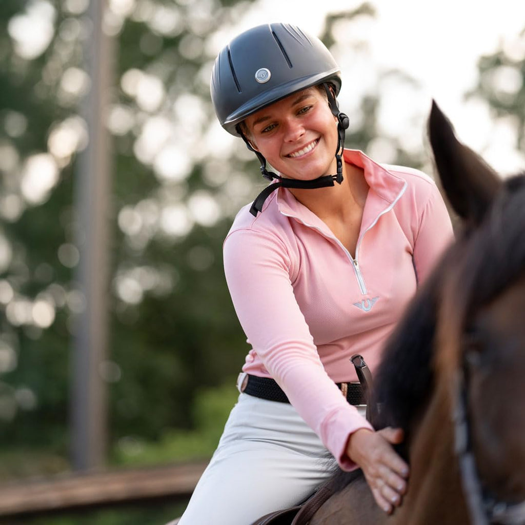 TuffRider Starter Basic Horse Riding Helmet | Comfortable Protective Equestrian Head Gear - SEI Certified