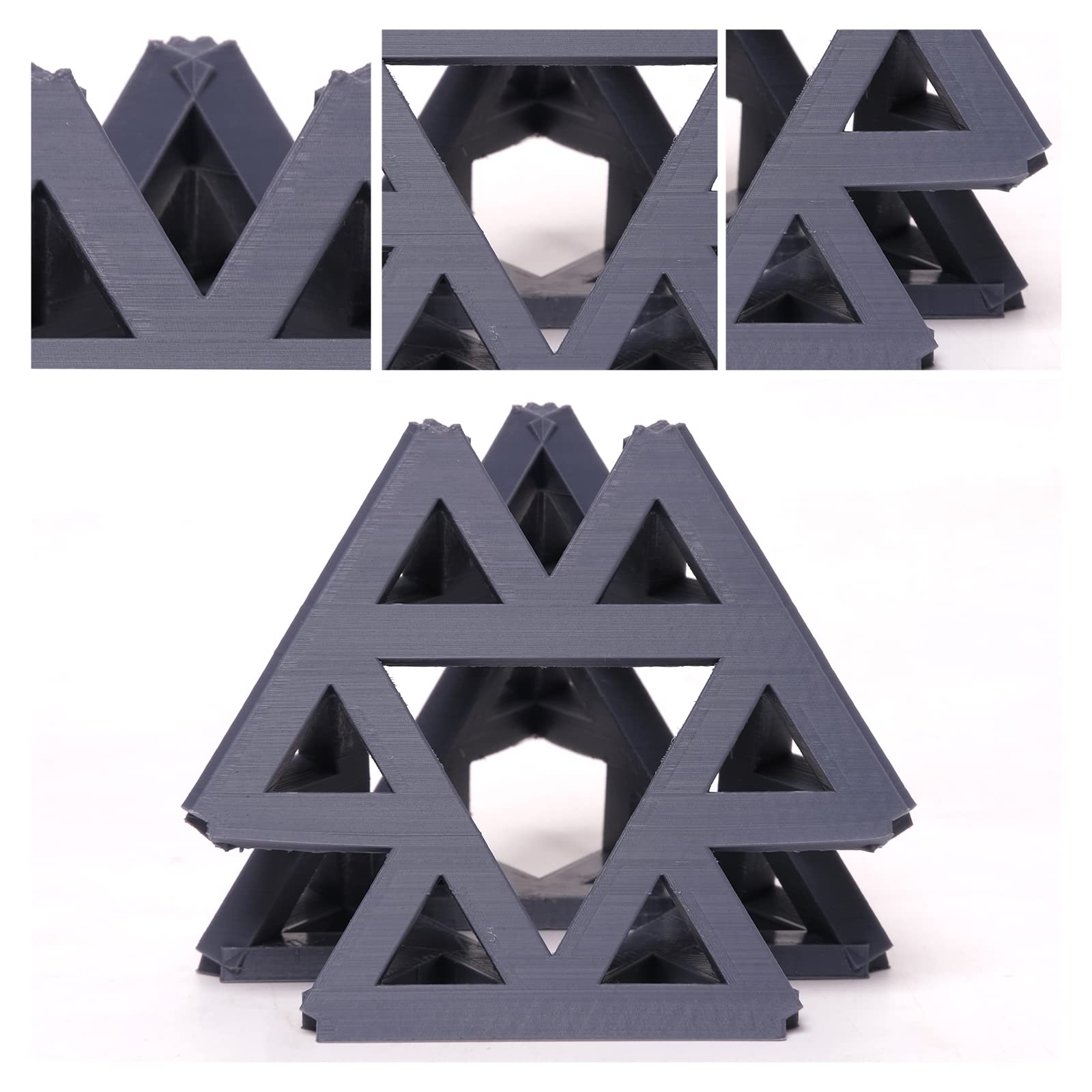 3DHoJor PLA Filament 1.75mm,3D Printing Filament,1kg*2 Cardboard Spool, Fit Most FDM 3D Printer,Dimensional Accuracy +/- 0.03 mm,Vacuum Packaging-2Pack Black