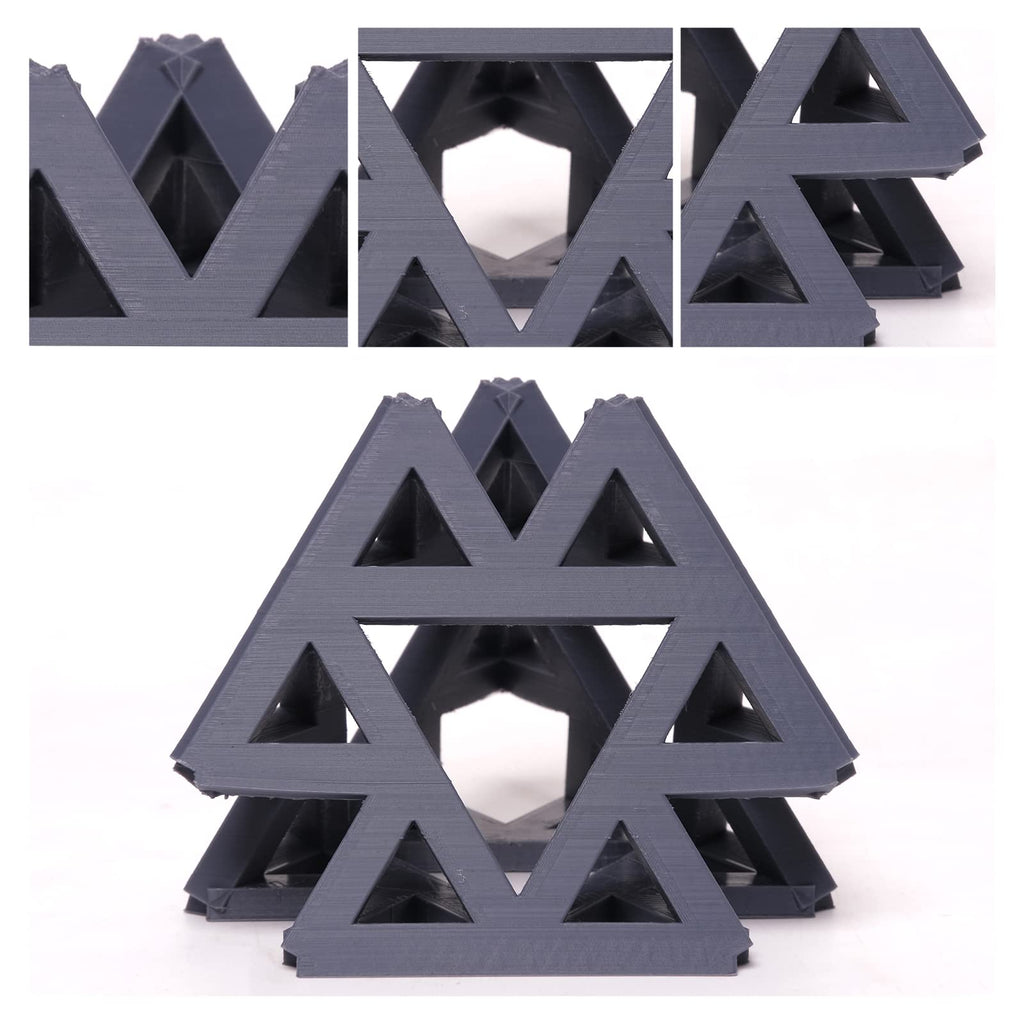 3DHoJor PLA Filament 1.75mm,3D Printing Filament,1kg*2 Cardboard Spool, Fit Most FDM 3D Printer,Dimensional Accuracy +/- 0.03 mm,Vacuum Packaging-2Pack Black