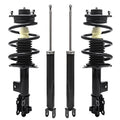 Detroit Axle - 4pc Struts Shock Absorbers Kit for 14-19 Ford Escape, 2 Front Struts w/Coil Spring 2 Rear Shocks Absorbers 2014 2015 2016 2017 2018 2019 Replacement Suspension