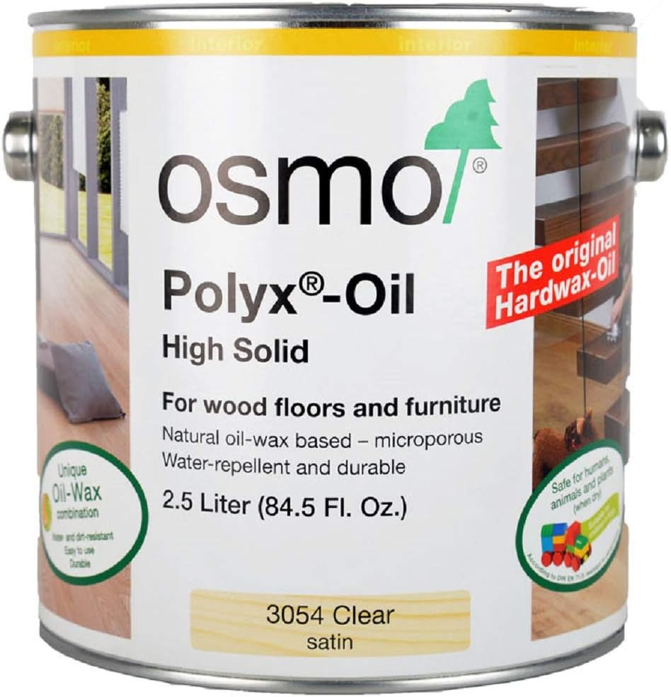 Osmo - Polyx-Oil - 3054 Clear Satin - 2.5 Liters