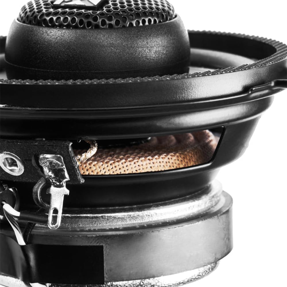NVX NSP35 3.5" Car Speakers, 200W Max, 70W RMS, 2-Way Coaxial w/Silk Dome Tweeters & Built-in X-Overs, Easy to Install in Cars/Trucks/Doors (Pair)