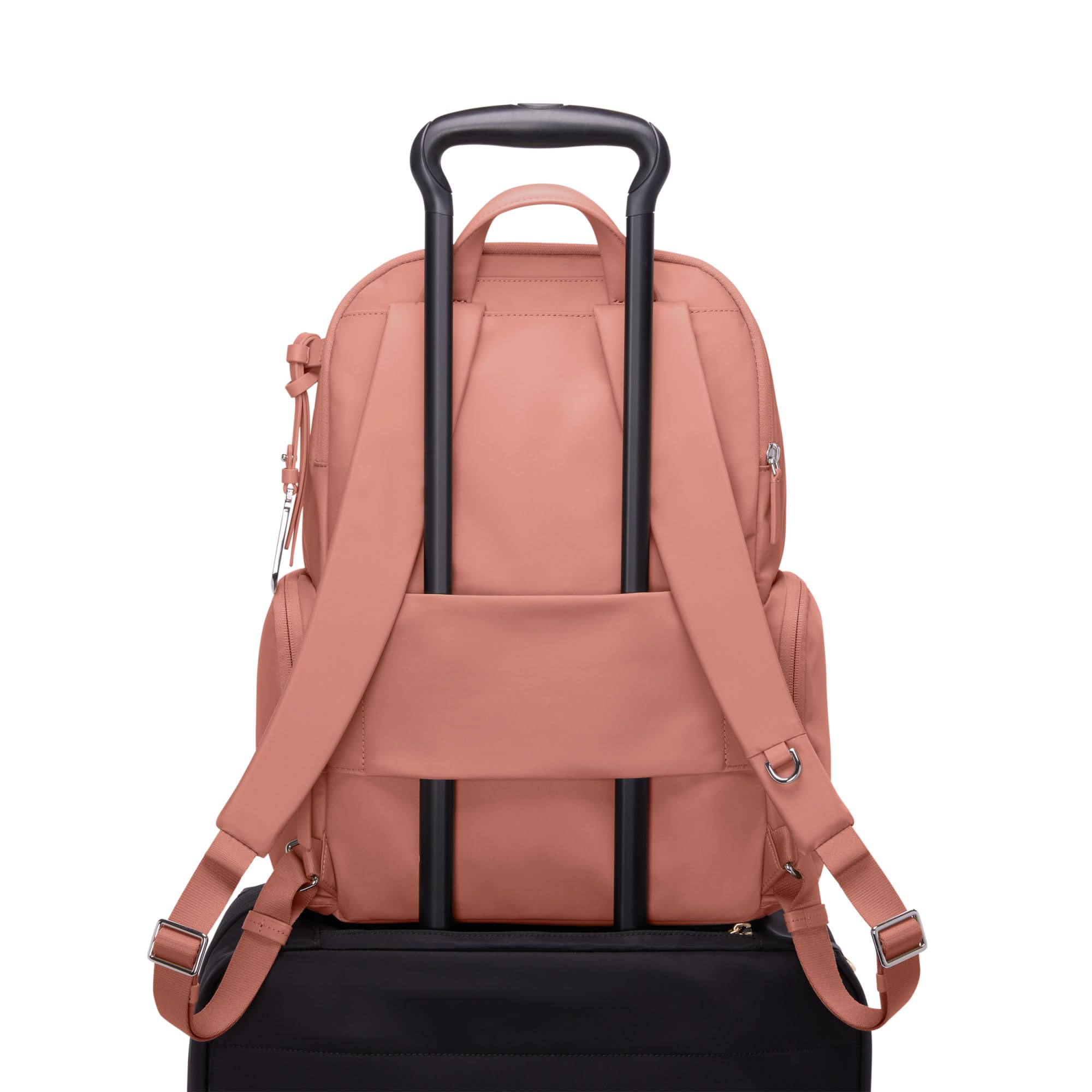 TUMI - Voyageur Celina Backpack - Women's Work and Travel Bag - 16.0" X 10.6" X 6.5" - Holds Up to 16" Laptop - Black & Gold Hardware