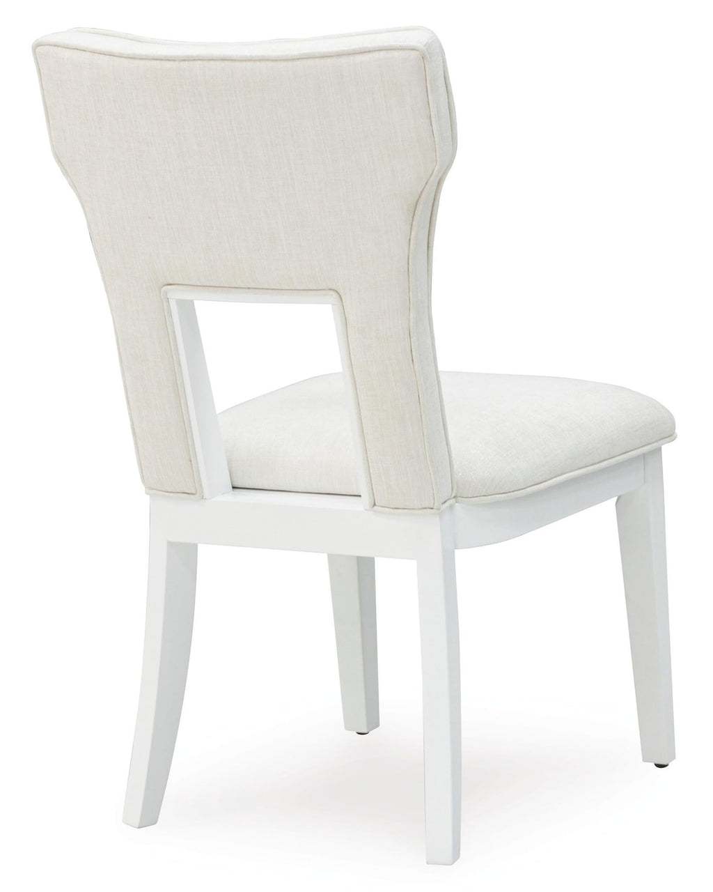 Signature Design by Ashley Chalanna Solid Wood Frame Dining Chair, Set of 2, White