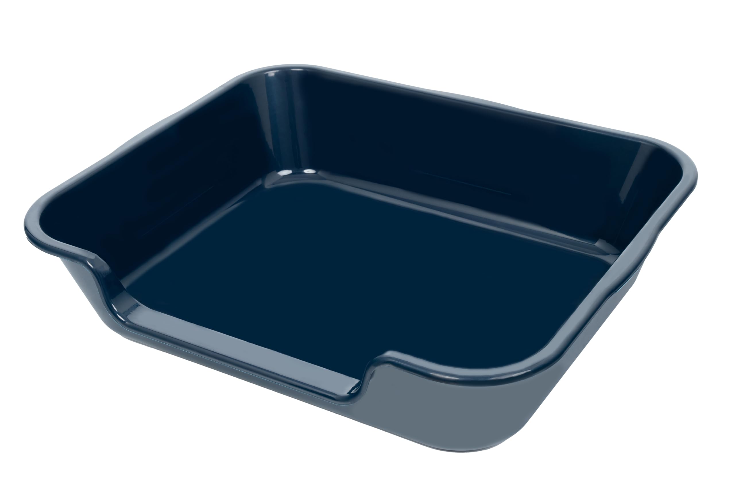1 Pack of Extra Large Cat Litter Box (ABS Material), Low Entry Senior Litter Pen for Geriatric Kitty Big Cats, Jumbo Pet Safe Litter Boxes Tray for Pets Potty (Beach Sand, 20" L x 15.5" W)