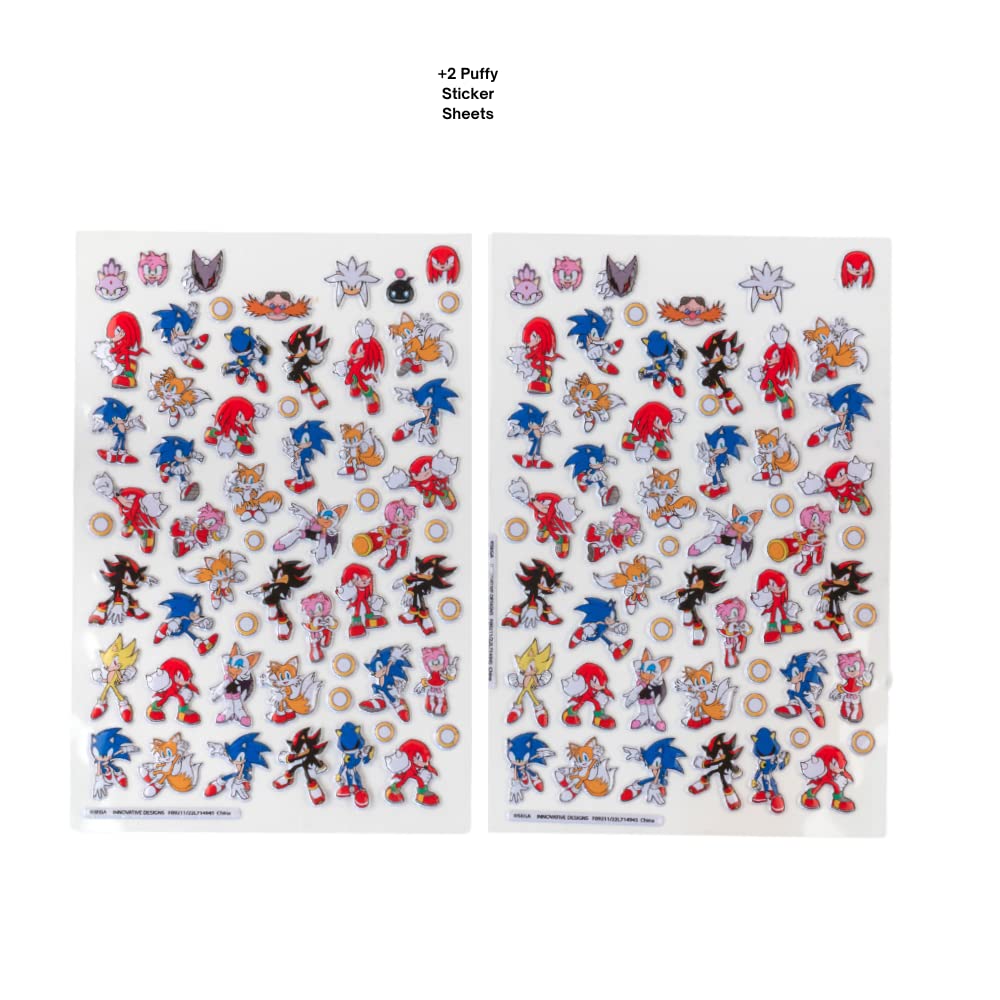 Gabby's Dollhouse Sticker Book Set, 12 Sheets with 1000+ Puffy Stickers Gabby, Mericat, Cakey, Pandy Paws