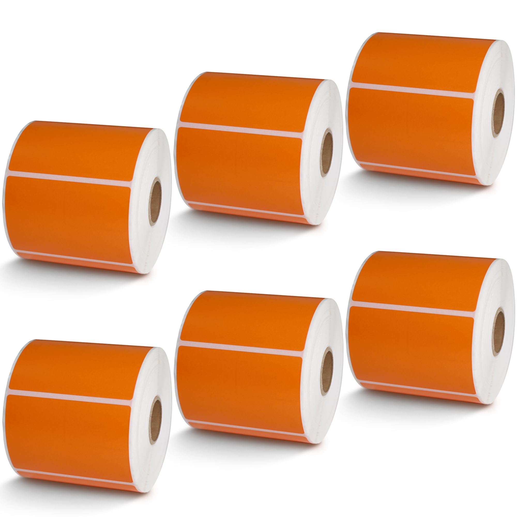 BETCKEY - 1" x 0.5" Small Labels Compatible with Zebra & Rollo Label Printer, Premium Adhesive & Perforated[Light Blue, 6 Rolls, 14580 Labels]