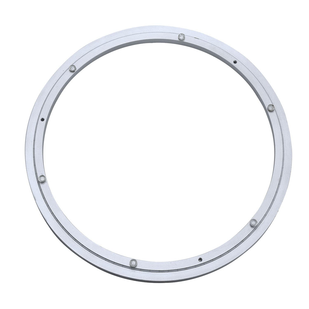 TamBee Aluminum Lazy Susan Heavy Duty Metal Rotating Hardware Turntable Bearing Ring Lazy Susan Base Only (8-Inch Heavy Duty)