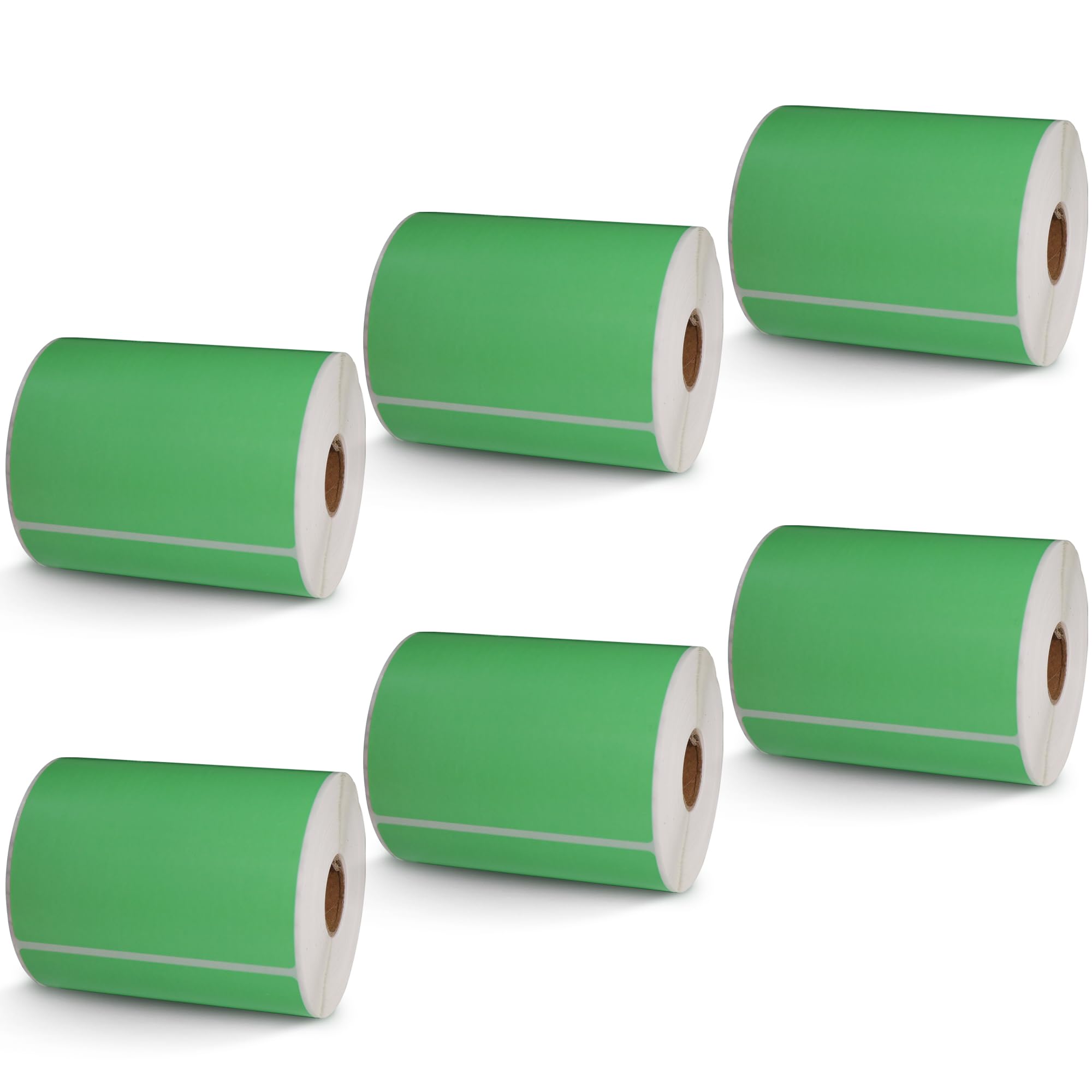 BETCKEY - 1" x 0.5" Small Labels Compatible with Zebra & Rollo Label Printer, Premium Adhesive & Perforated[Light Blue, 6 Rolls, 14580 Labels]
