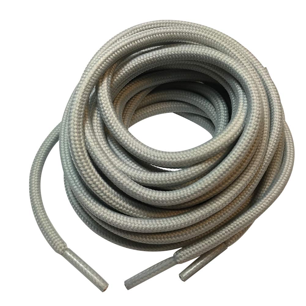 B&Q 3 Pairs Heavy Duty Round Boot Laces Shoelaces for Hiking Walking Construction Safety Work Boots Shoes