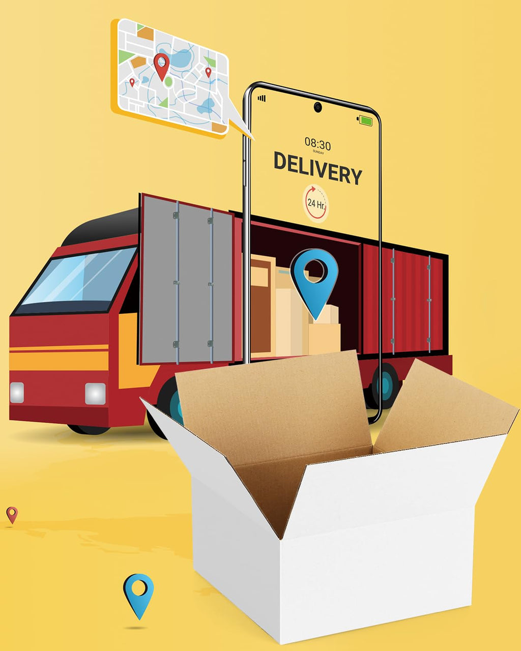 40-Pack-Small-Shipping-Boxes-6x4x4, Corrugated-Cardboard-Boxes-for-Packaging-Small-Business, Brown-Boxes-Mailers