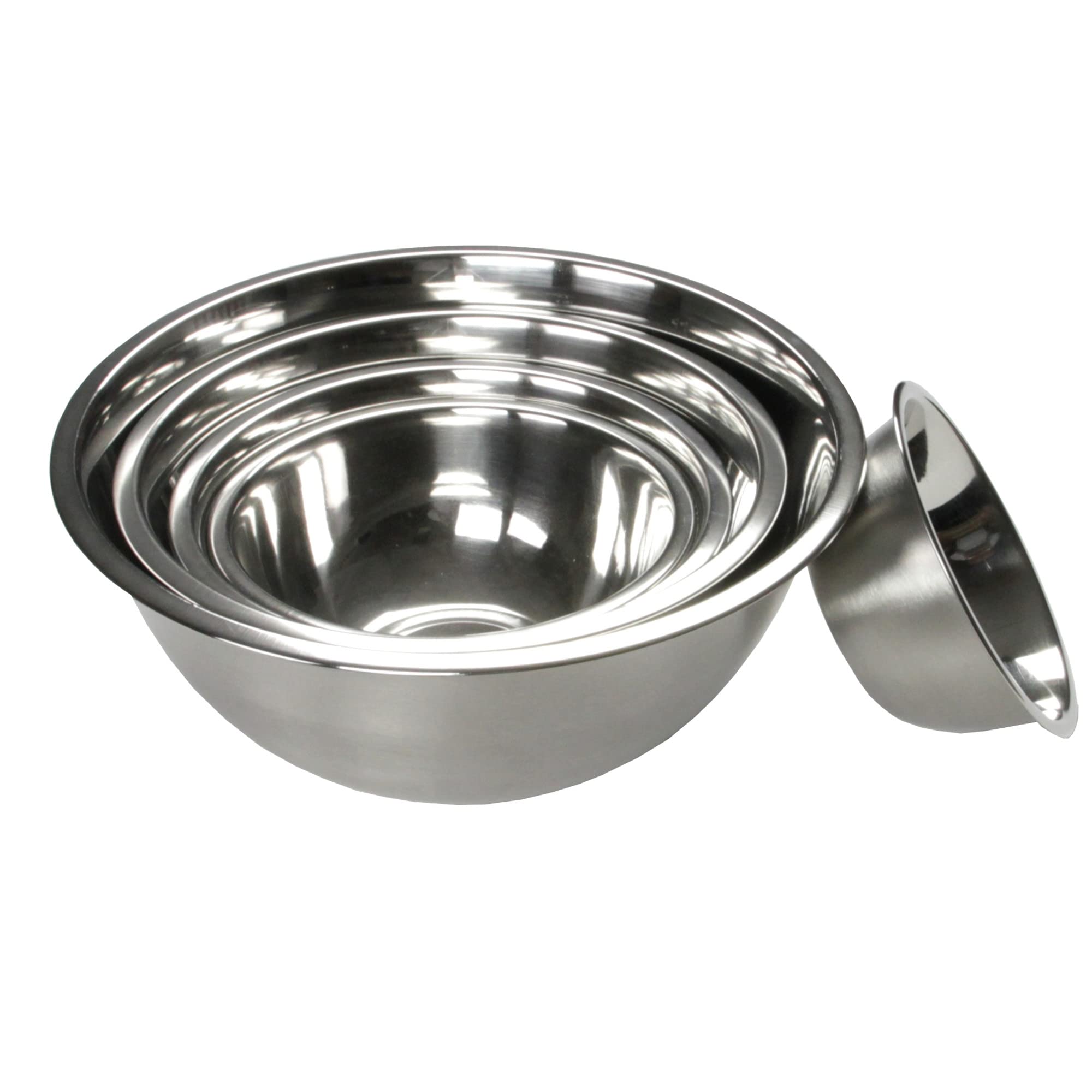 Chef Craft Brushed Mixing Bowl, 1.5-Quart, Stainless Steel