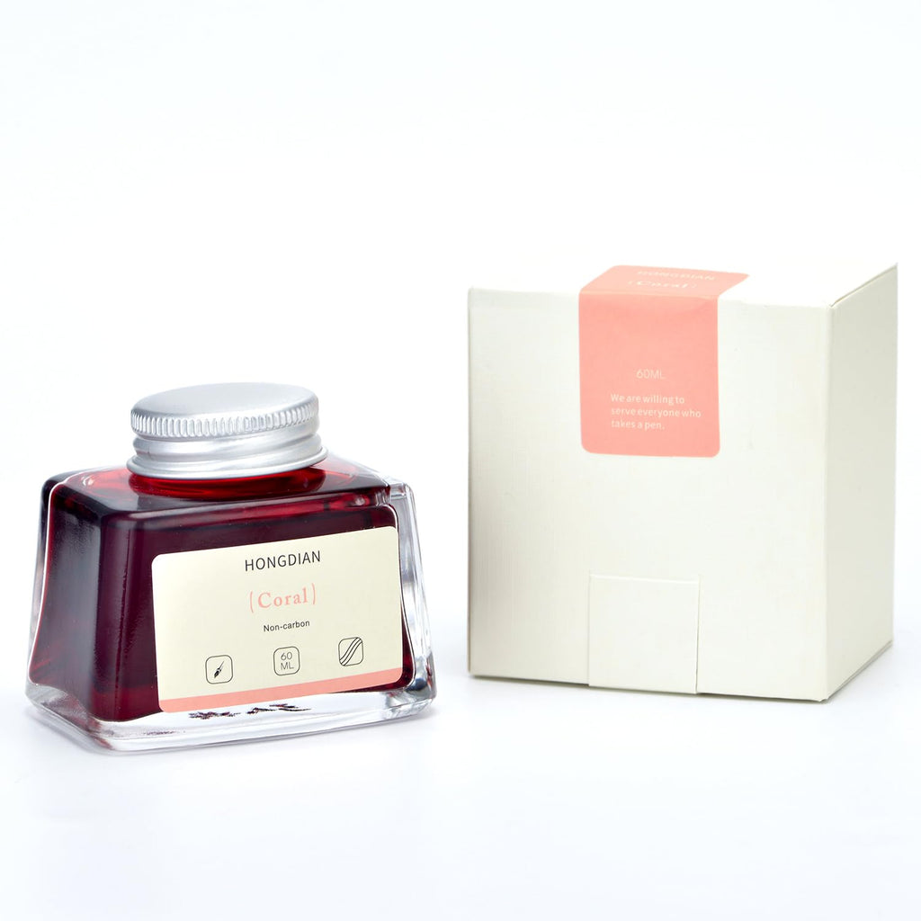 Asvine Hongdian Fountain Pen Bottled Ink Black, 60ml Fountain Pen Bottled Ink, Non Carbon