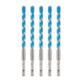 toolant 1/2" Concrete Drill Bit Set & Masonry Drill Bit Set, Shockproof Hex Shank Hammer Drill Bit Set for Glass/Brick/Plastic/Cement/Tile, Industrial Strength Carbide Drill Bit Tip 1/2" Box of 5