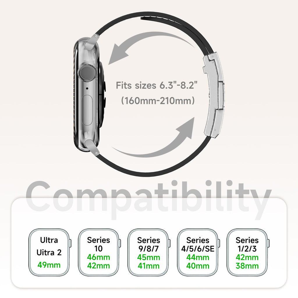 Designer Leather Band Compatible with Apple Watch 49mm46mm45mm44mm42mm41mm 40mm38mm for Women,Magnetic Buckle Replacement Strap for iWatch Ultra 3/2 /1 SE 3/2/1 Series 11/10/9/8/7/6/5/4/3/2/1