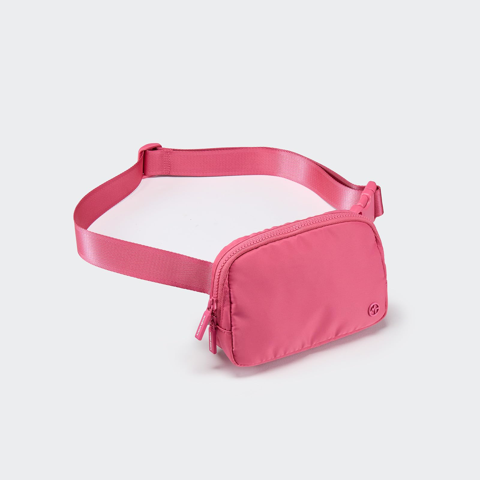 Pander Two Way Zipper Fanny Pack Nylon Everywhere Belt Bag for Women, Water Repellent Waist Packs, Crossbody Bags with Adjustable Strap (Black).