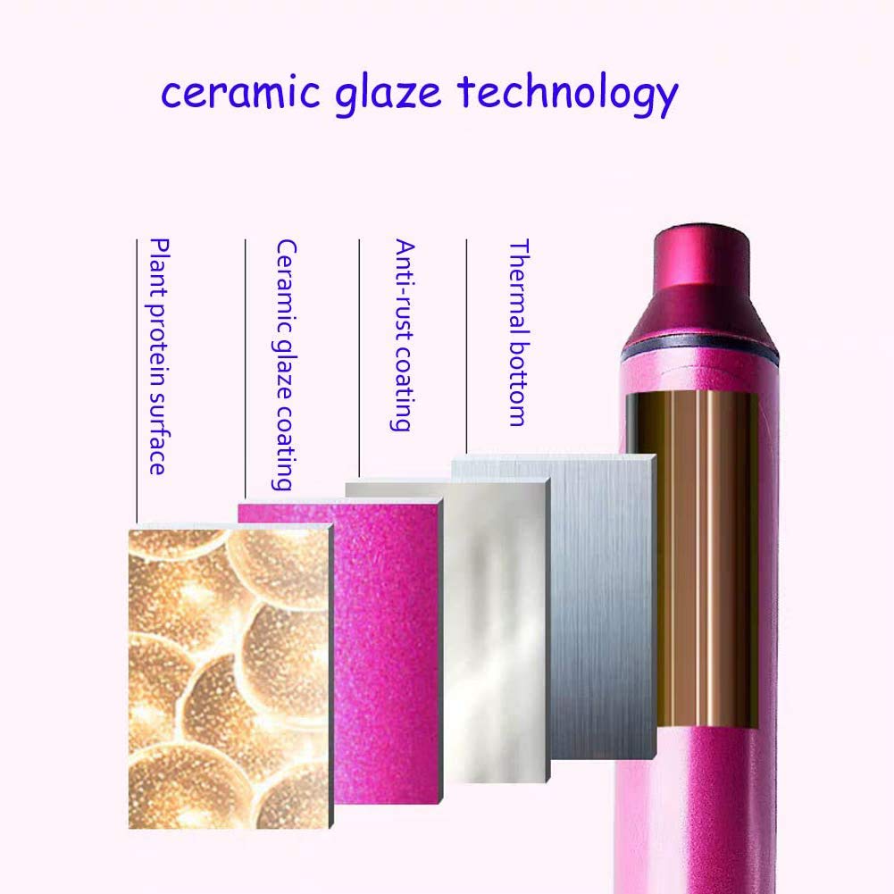 MBHAIR 9mm Thin Curling Wand Hair Curler, 3/8 Small Barrel Skinny Hair Curling Iron Wand Professional Super Tourmaline Ceramic Barrel Small Tongs for Short and Long Hair