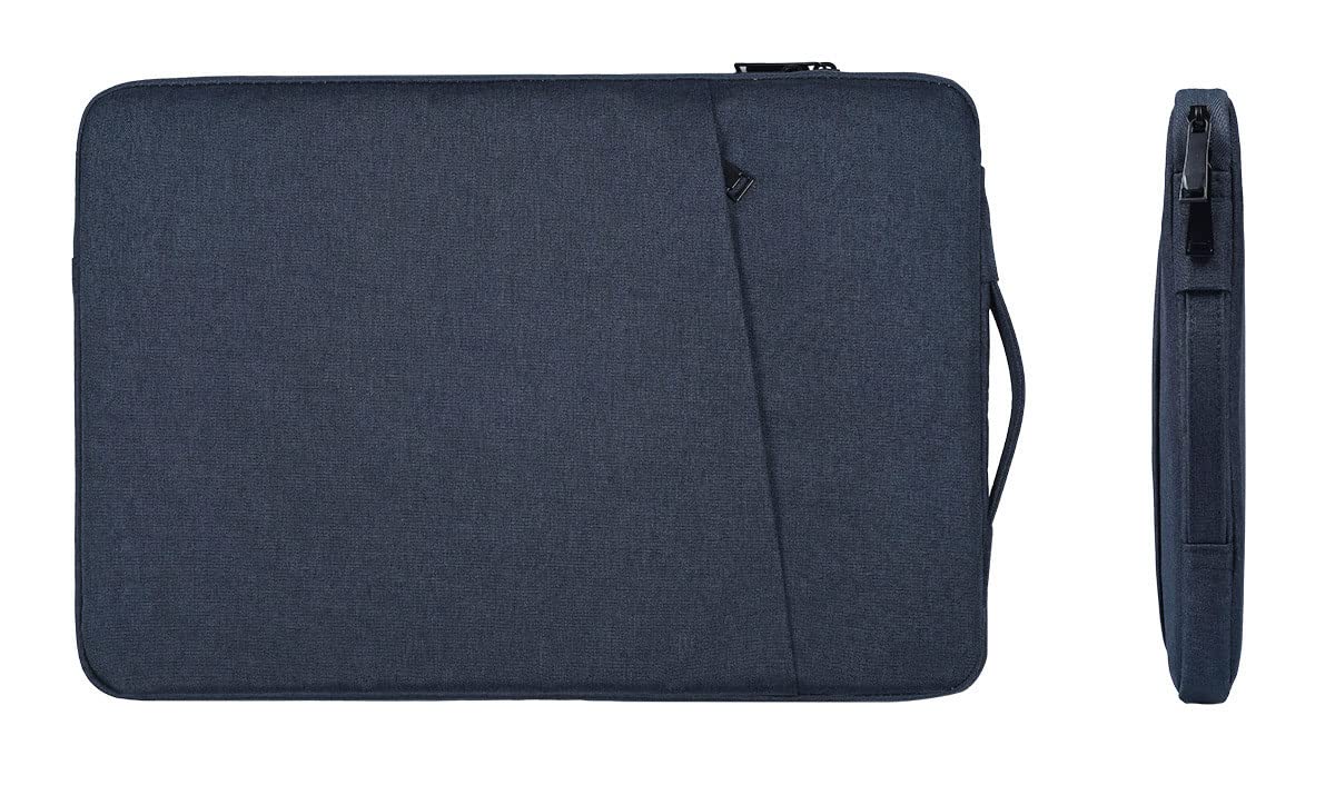 15.6 Inch Portable Monitor Case, Protective Carrying Sleeve Compatible with KYY MNN InnoView Most 16.1/15.6 in Monitors, Water Resistant Monitors Bag with Accessory Pocket, Black