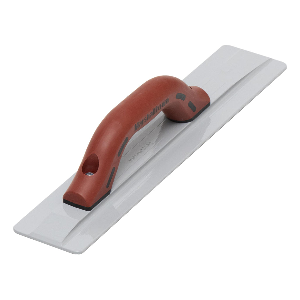 MARSHALLTOWN 12 Inch Beveled End Mag Float, DuraSoft Handled Cast Magnesium Blade, Assembled in USA, Concrete Hand Tool, 142D