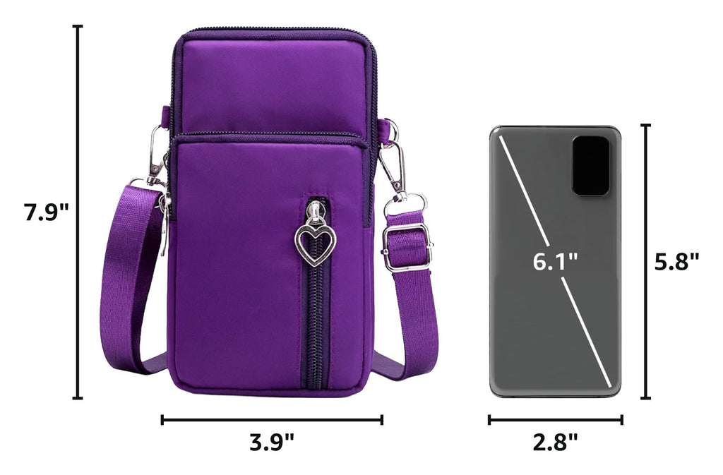 VINAIDA Small Crossbody Wallet Phone Bag Women Mini Crossbody Purse Cell Phone Shoulder Bag Mini Wallet Over Shoulder Strap