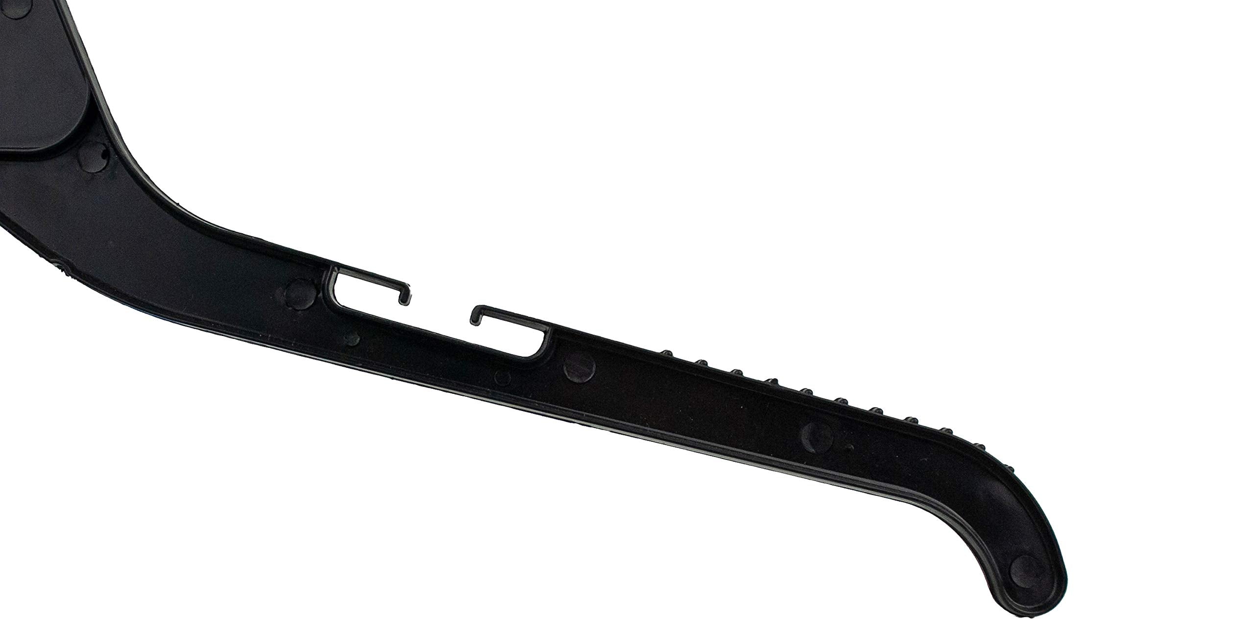 HangOn Shirt Hangers Recycled Plastic with Notches, Black, 17 Inch Pack of 25