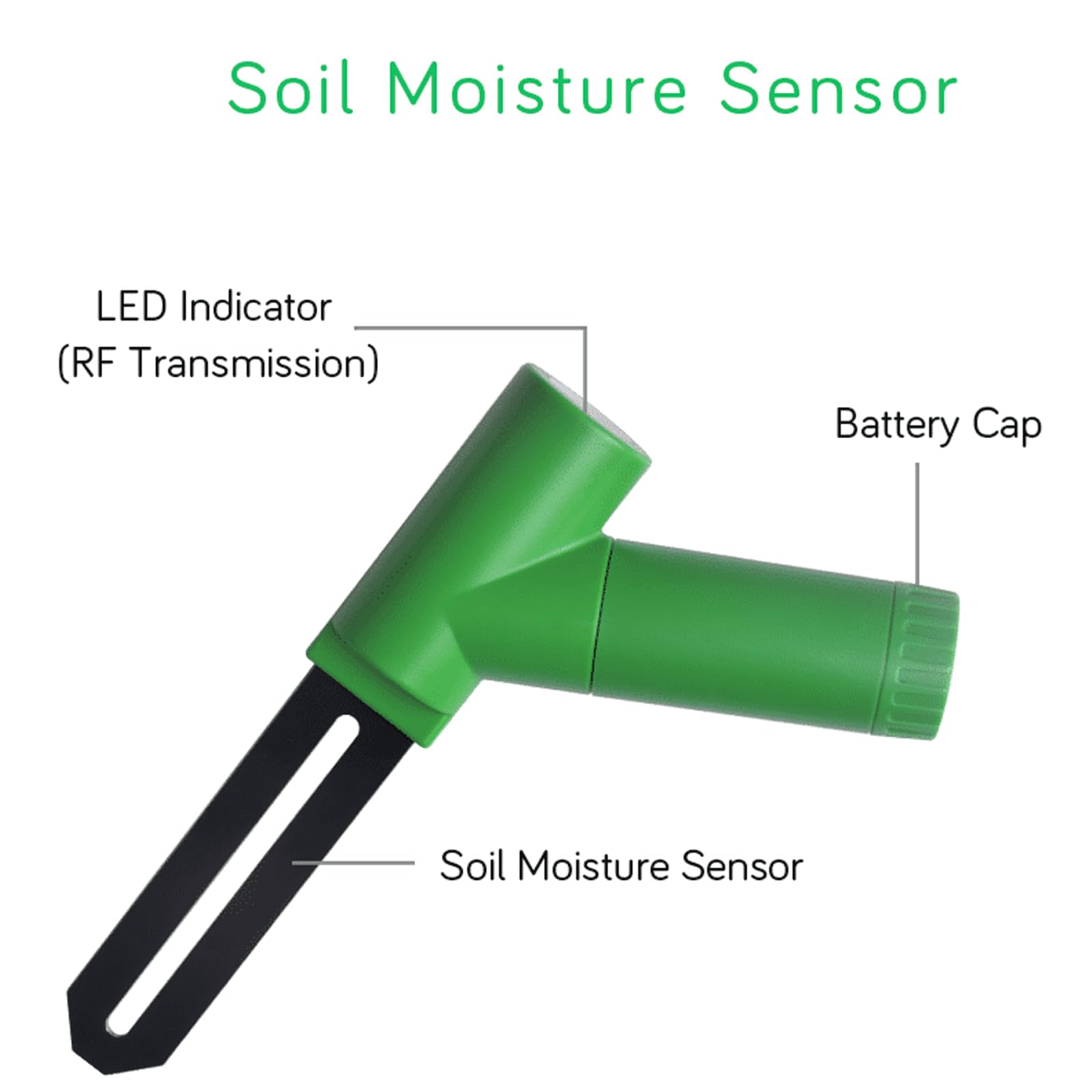 ECOWITT GW1206 Soil Moisture Tester Kit, Includes GW1200 IoT Wi-Fi Gateway and WH51 Soil Moisture Sensor, 915 MHz