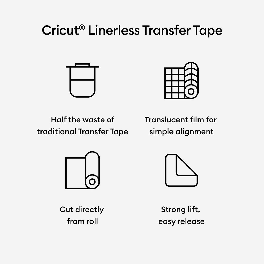 Cricut Vinyl StrongGrip Transfer Tape, 1FTx4FT (2003574)