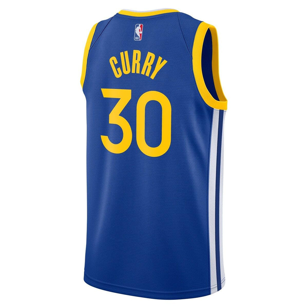 Stephen Curry Golden State Warriors NBA Kids Youth 8-20 Blue Icon Edition Swingman Jersey